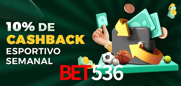 10% de bônus de cashback na Bet536